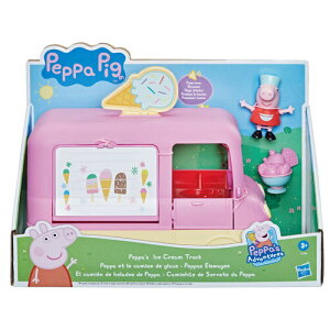 《 HASBRO 孩之寶》Peppa Pig 粉紅豬小妹 冰淇淋車遊戲組 東喬精品百貨