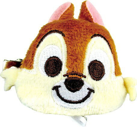 【震撼精品百貨】Chip N Dale 奇奇蒂蒂松鼠~日本迪士尼DISNEY 奇奇蒂蒂造型絨毛髮夾-奇奇*14744