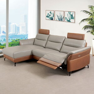 帕特里L型電動沙發❘L型沙發/三人座沙發【YoStyle】多功能躺椅