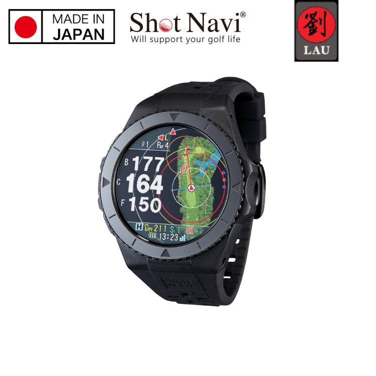 【日本製專業高爾夫GPS定位手錶】Shot Navi  Exceeds 高爾夫GPS定位手錶(黑) 1