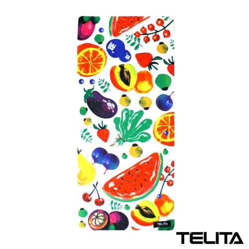 TELITA日式和風滿版印花海灘巾(彩繪水果)