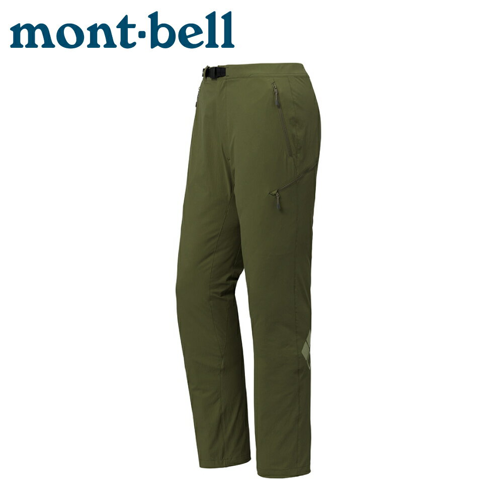 【 Mont-Bell 日本 男 CLIFF PANTS LIGHT彈性長褲《深綠》】1105679/登山/健行/休閒褲/輕便褲