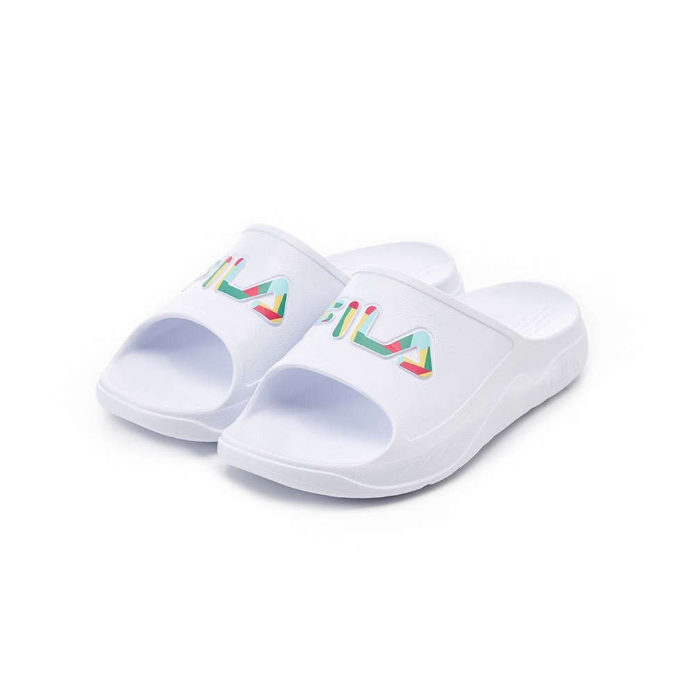 FILA 運動拖鞋 4S334Y111 PLUMPY SLIDE 2 防水拖鞋 男女款 休閒 白【iSport愛運動】