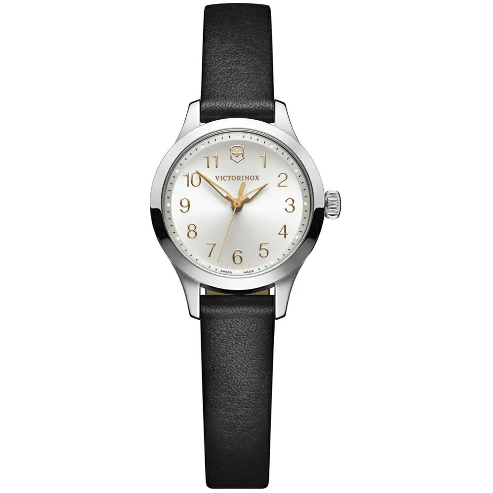 VICTORINOX 瑞士維氏 Alliance 經典時尚石英腕錶(VISA-241838)-28mm-銀面皮革【刷卡回饋 分期0利率】【APP下單4%點數回饋】