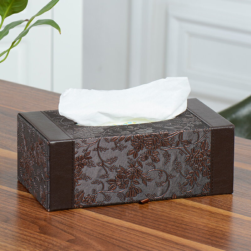 創意皮質紙巾盒 皮革歐式創意餐巾抽紙盒 家用車用新款