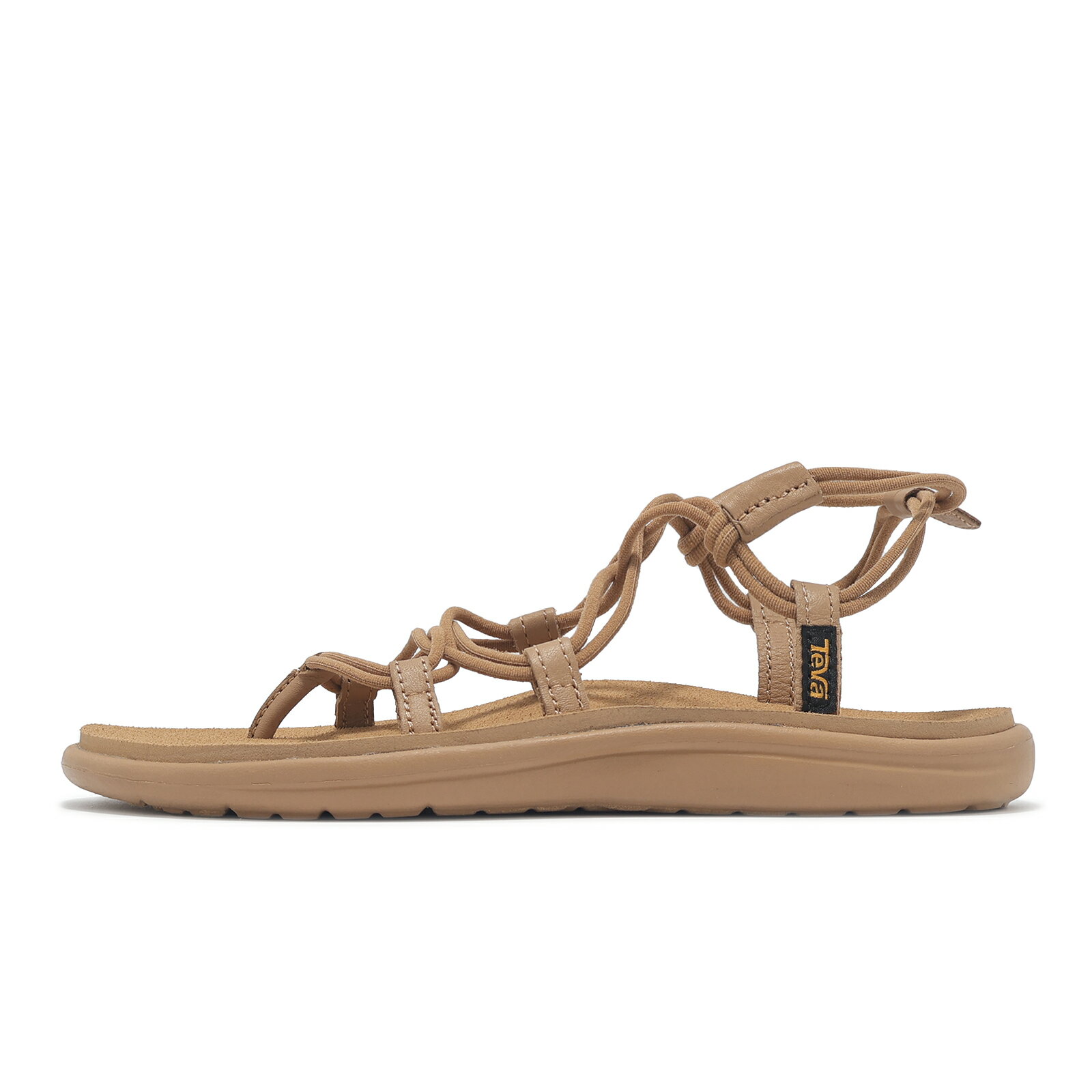 Teva 涼鞋 W Voya Infinity 女鞋 記憶鞋床 棕 羅馬鞋 綁帶