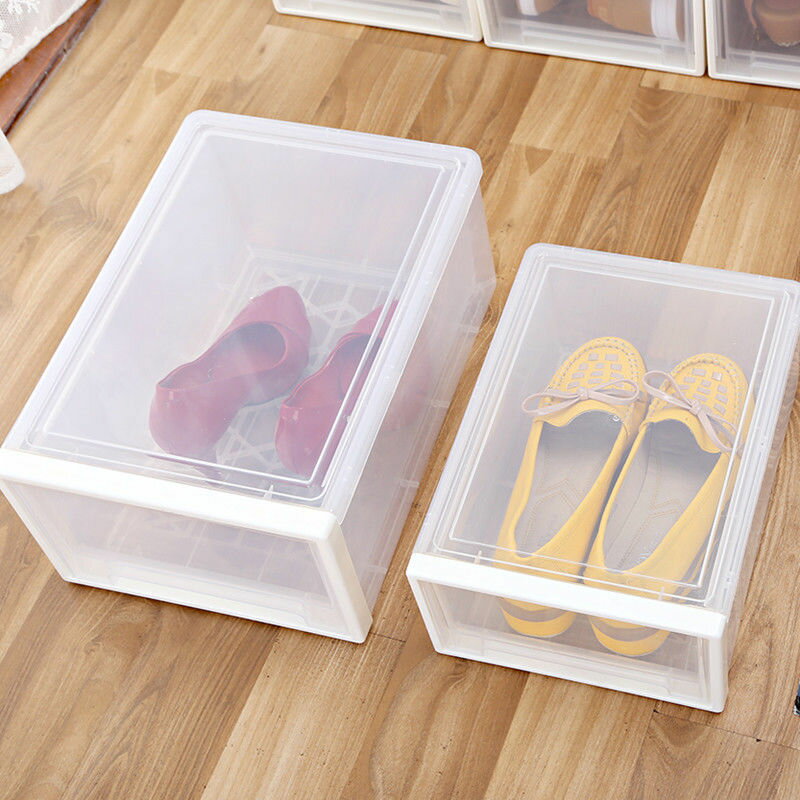 免運 塑料鞋盒非凡家品加厚透明抽屜式防塵宿舍收納鞋子收納盒一件