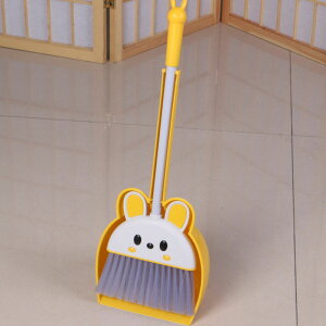 兒童掃把簸箕組合家用 掃帚迷你清潔兩件套小孩加厚掃地畚箕套
