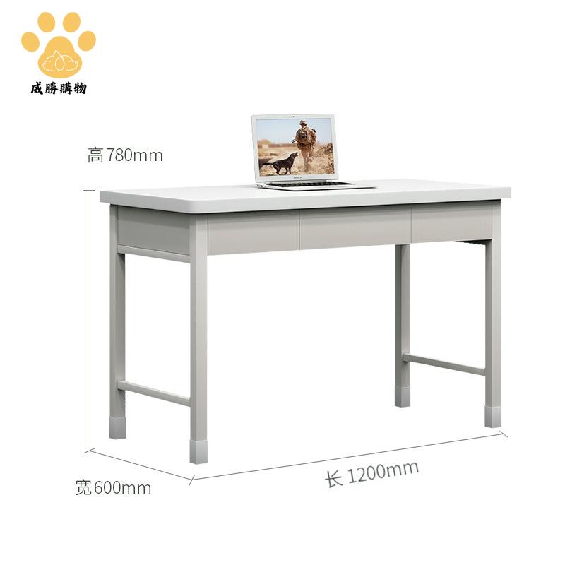 現貨 電腦桌 辦公桌 制式三屜桌二屜桌電腦制式辦公學習桌椅營房宿舍學生多功能電腦桌 八折下殺wy29