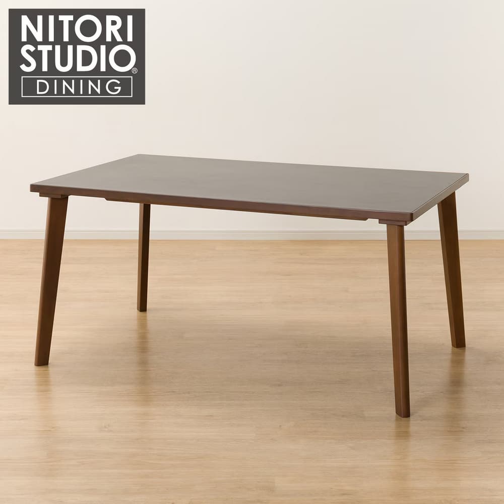 ◎陶板實木餐桌 N COLLECTION T-12 150 MBR/GY NITORI宜得利家居