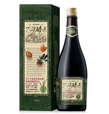 大漢酵素 青汁冬蟲夏草菌絲體蔬果植物醱酵液 720mL/罐 憨吉小舖