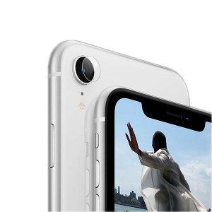 【愛瘋潮】99免運 QinD Apple iPhone XR 鏡頭玻璃貼(兩片裝) 鏡頭保護貼 鏡頭貼 玻璃貼