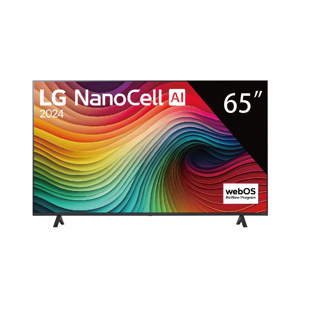LG 樂金 2024 QNED AI 4K 一奈米 語音 物聯網 智慧 顯示器 81系列 (含基本安裝) 65吋 / 臺 65NANO81TTA