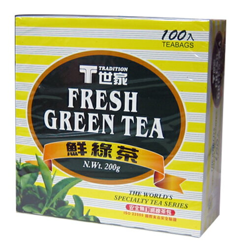 【史代新文具】T世家 鮮綠茶包 (1盒100包)