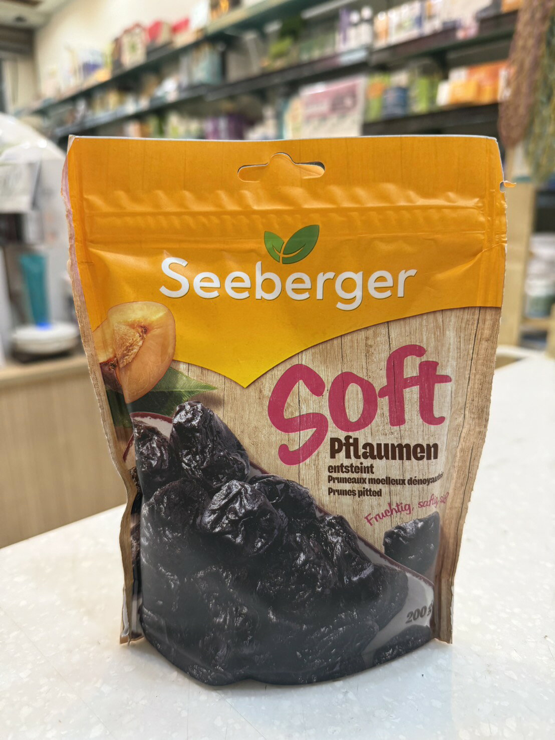 Seeberger軟心系列 喜德堡天然去籽軟黑棗200g/包