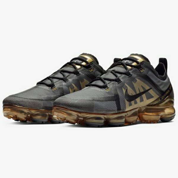 NIKE AIR VAPORMAX 2019 男鞋 慢跑 休閒 氣墊 避震 黑 金 【運動世界】 AR6631-002