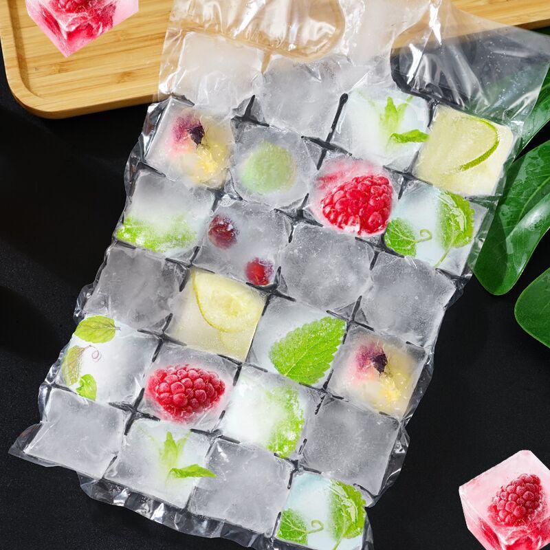 【抖音種草】一次性冰袋冷凍百香果飲料冰格製冰塊冰模具網紅冰袋