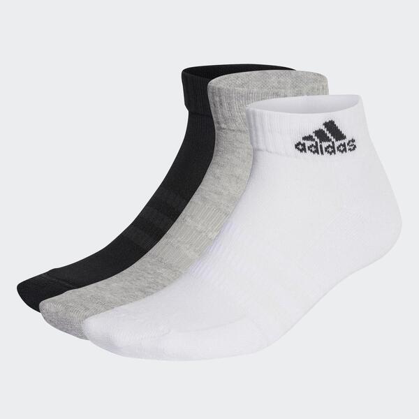 Adidas C Spw Ank 3p [IC1281] 踝襪 短襪 運動 休閒 舒適 3雙入 黑灰白