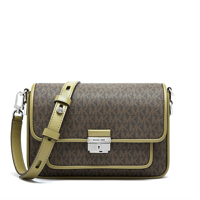 精選★MICHAEL KORS Bradshaw 中號老花信封包女士斜跨包 斜背包 30S1S2BM2B  ~【夏日美包★菲尼斯 國際精品↘3折起】