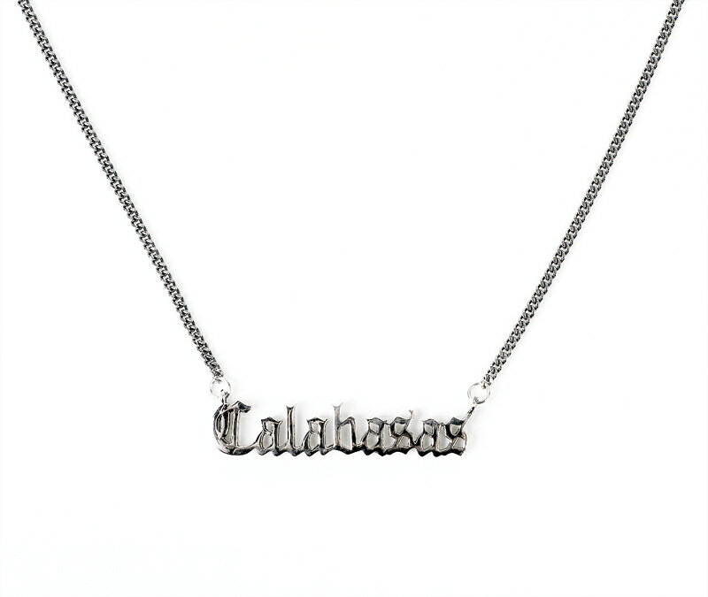 pure S925 Calabasas Necklace 純銀字母口號項鏈男女鎖骨鏈 頸鏈