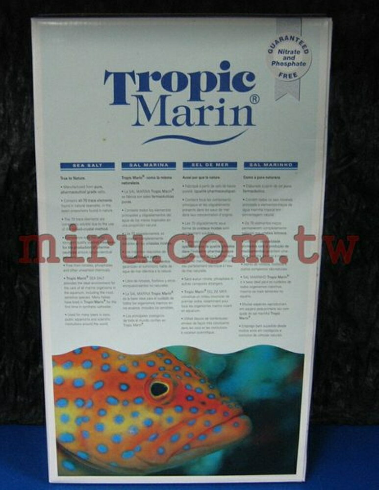 【西高地水族坊】Tropic Marin 熱帶海洋鹽6.2KG