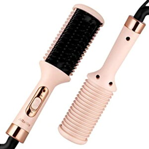 最新 Albrillo【日本代購】迷你版 負離子直髮燙捲髮器造型防靜電防燙 - 粉色