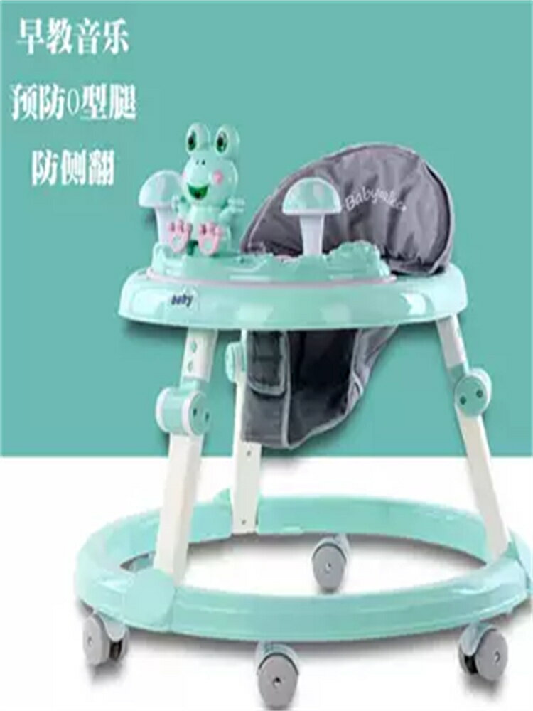 嬰兒學步車推車防o型腿嬰兒多功能防側翻手推寶寶可坐可推學行車