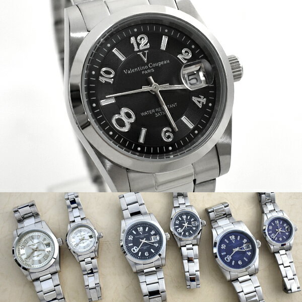 范倫鐵諾.古柏 雙數刻度不鏽鋼錶【NEV176】