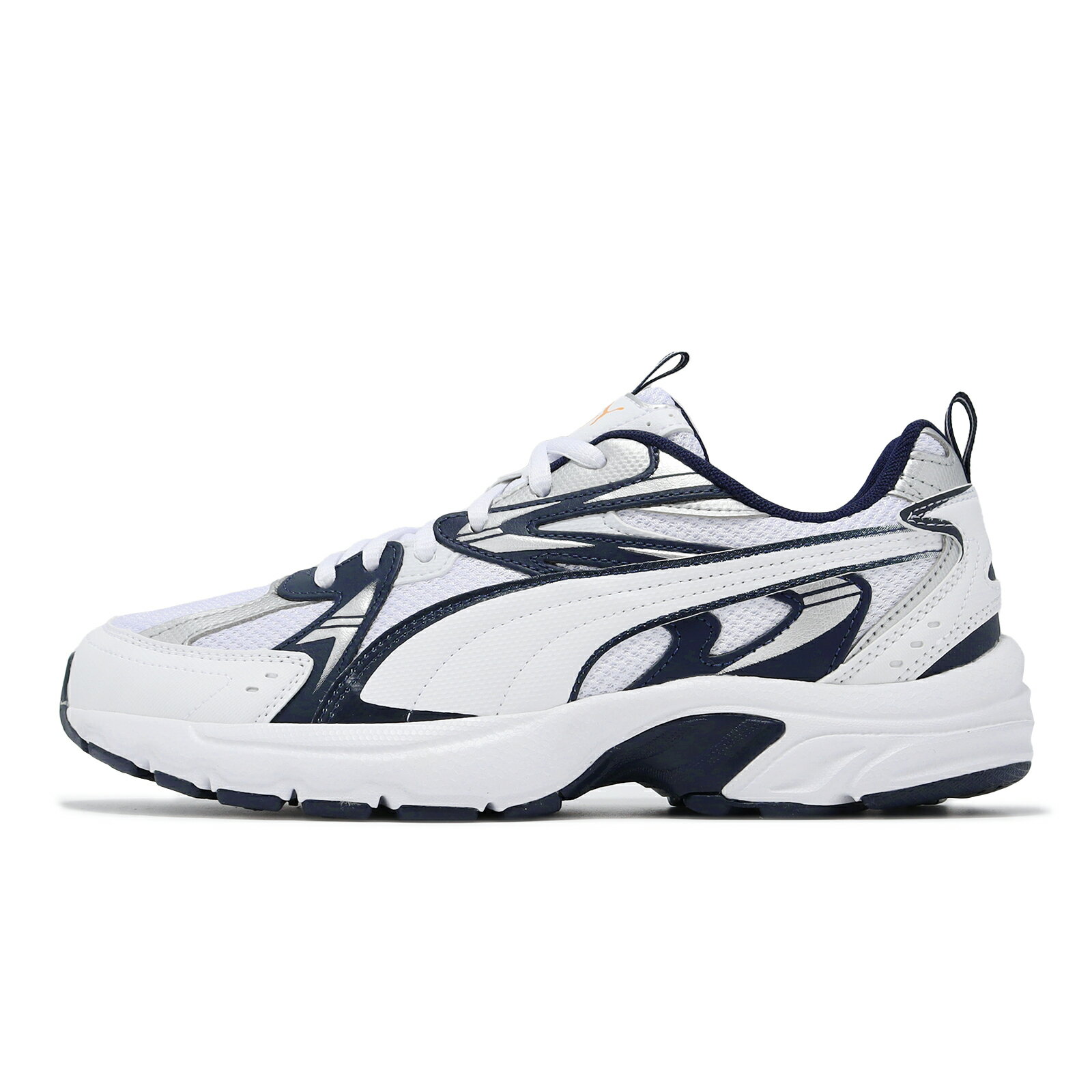 Puma 休閒鞋 Milenio Tech 男鞋 女鞋 白 藍 網布 拼接 復古 千禧年 情侶鞋