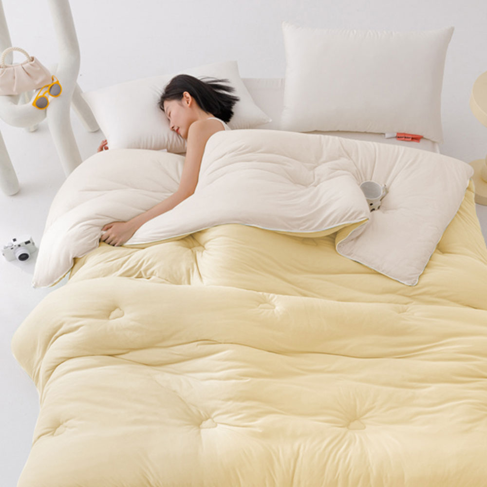 超柔針織抗菌雲朵冬被