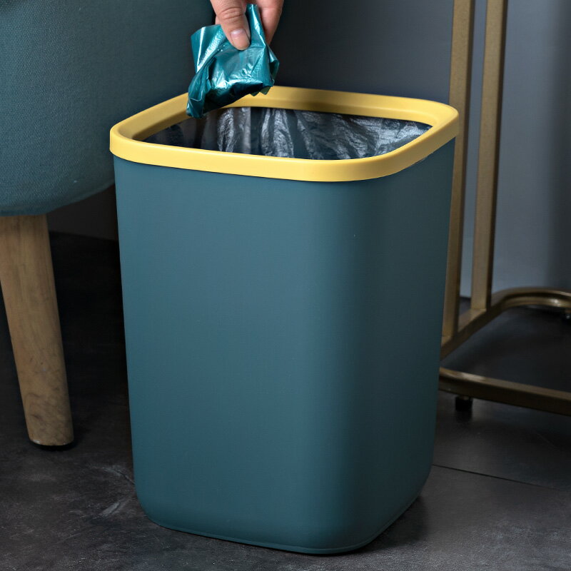 廚房垃圾桶家用廁所衛生間客廳大容量小號辦公室ins風垃圾筒紙簍