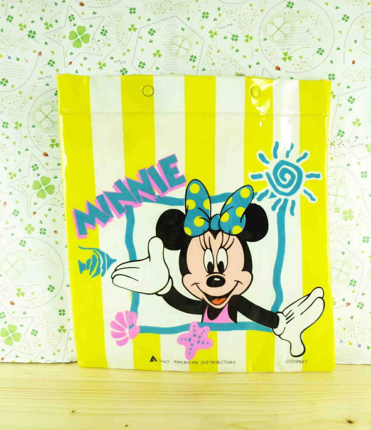 【震撼精品百貨】Micky Mouse 米奇/米妮 小提袋-黃米妮 震撼日式精品百貨