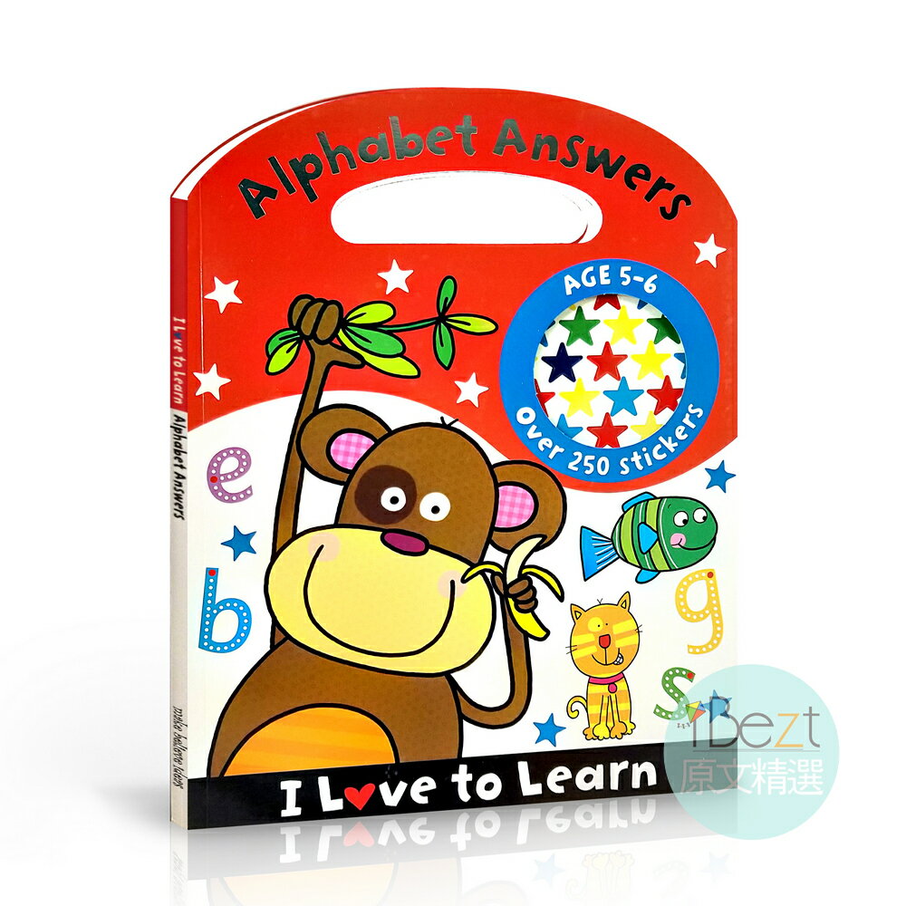 I Love to Learn Alphabet Answers | 手提 | 外文 | 習本 | 單字 | 字母 | 數字與量 | 貼紙