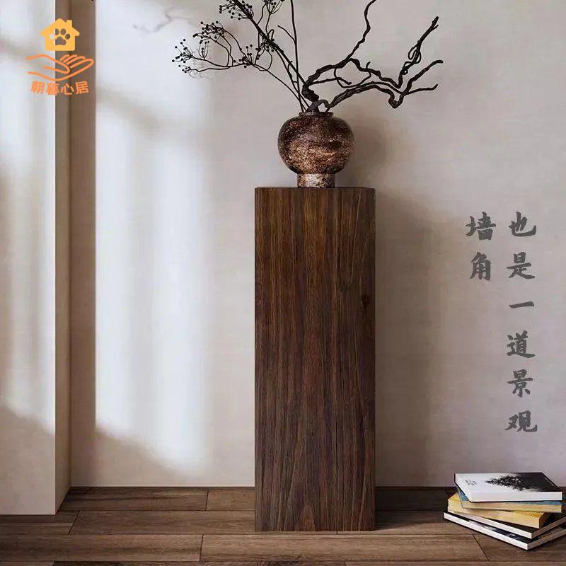 廠家直出 木墩 矮凳 邊幾 凳子 換鞋凳 侘寂風方形木墩子坐凳花架原木樹樁茶幾邊幾復古自然實木底座擺件 工廠現貨 八折下殺syeb