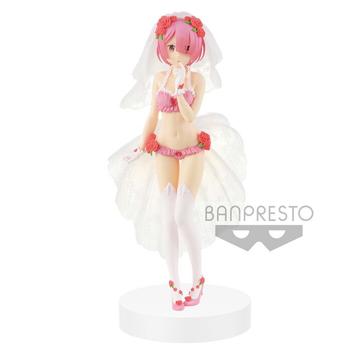 BANPRESTO 景品公仔 EXQ Re:從零開始的異世界生活 拉姆 A款 婚紗 特別色 代理版 【鯊玩具Toy Shark】