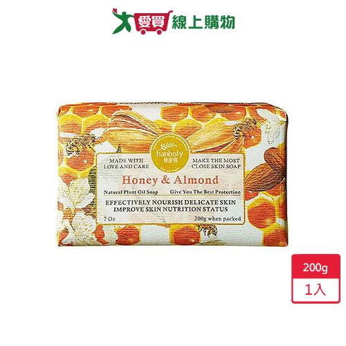 hanboly蜂蜜&杏仁研磨皂200g【愛買】