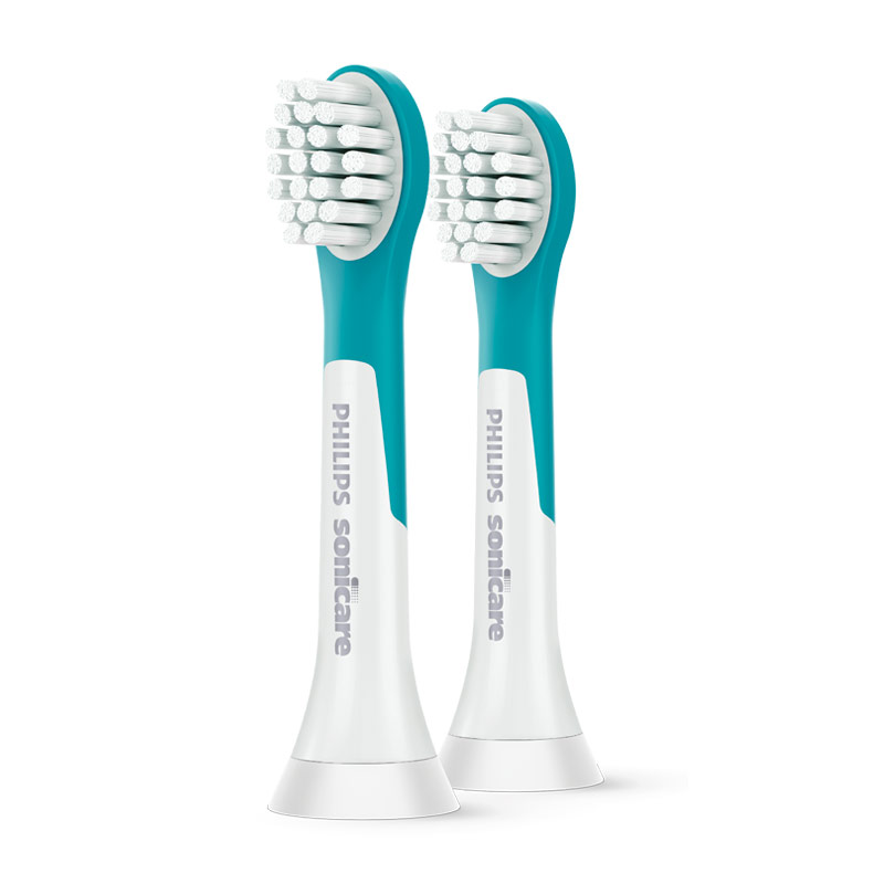 【美國製造+原廠公司貨】PHILIPS HX6032 飛利浦兒童音波牙刷迷你刷頭兩入裝 適用HX6322及HX6311