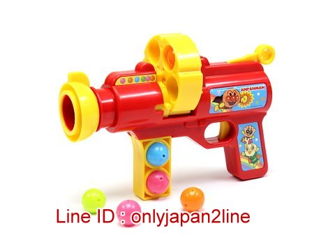 真愛日本 16121300001連發售球玩具手槍-ANP 電視卡通 麵包超人 細菌人 兒童玩具 正品 限量