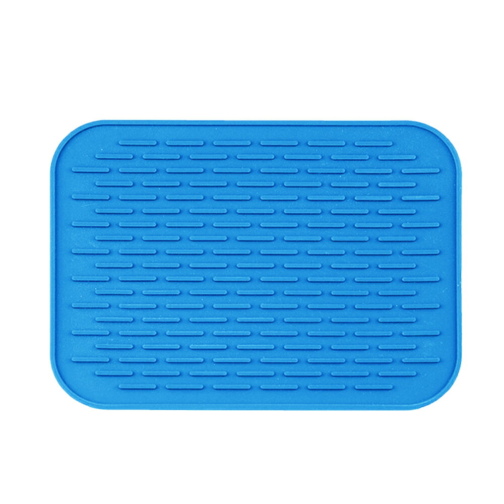 隔熱墊 防燙墊 矽膠墊 防滑墊 止滑墊 杯墊 碗墊 鍋墊 餐墊 桌墊 開瓶器 開罐器 墊子 防水 隔熱 耐熱 防燙 耐高溫 加厚 長方形 矽膠隔熱墊  ♚MY COLOR♚【N154】 1