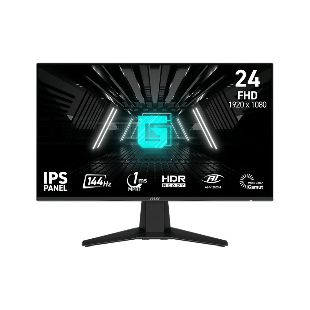 MSI 微星 G242L E14 平面電競螢幕 (24型/FHD/HDR/144Hz/1ms/HDMI/IPS)