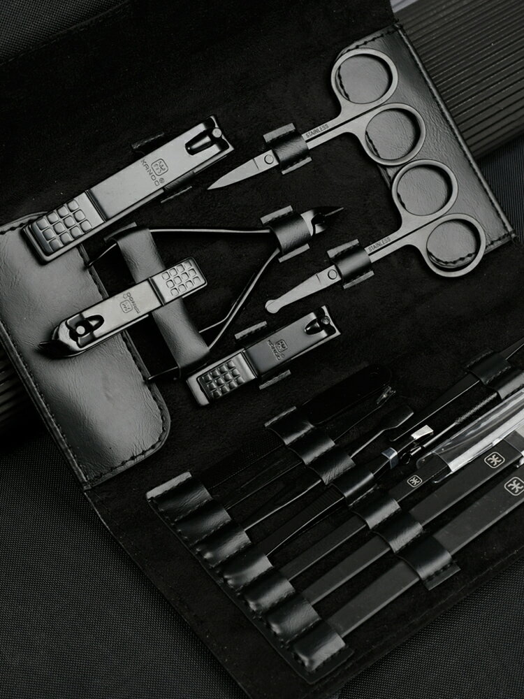 灰指甲刀具 KA NOO/卡奴德國指甲刀套裝家用剪指甲鉗單個男士專用黑色工具『XY10119』