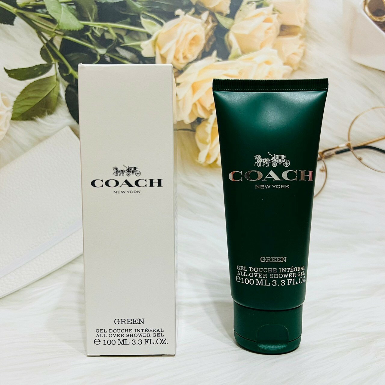 COACH GREEN 時尚都會 男性沐浴膠100ml 香水沐浴膠