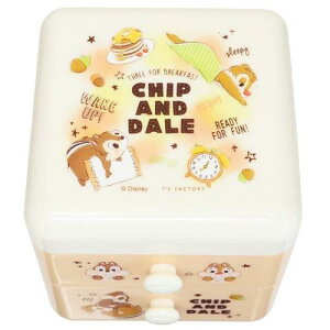 【震撼精品百貨】Chip N Dale_奇奇蒂蒂松鼠~日本DISNEY 奇奇蒂蒂雙層掀蓋抽屜盒-可愛日常*15934