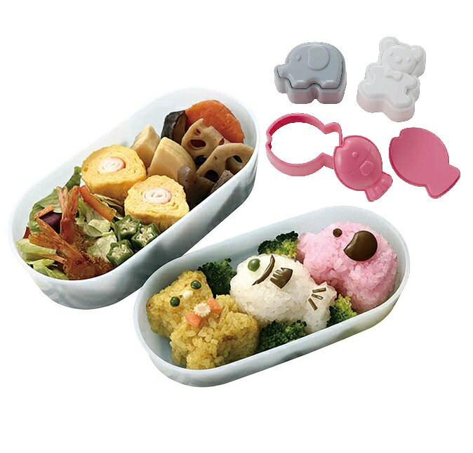大賀屋 日本製 m'sa TORUNE 食物壓模 飯糰壓模 吐司壓模 3入便當壓模 餅乾壓模 壓模 模型 J00052072
