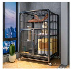 貓籠傢用三層自由空間大號貓捨別墅帶厠所貓屋寵物籠其他寵物週邊