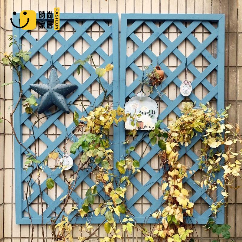 免運 戶外花架 爬藤架 柵欄架 庭院花架 陽臺花盆掛架墻壁防腐木花架墻上網格綠蘿置物架外墻戶外懸掛墻角特惠/店長優選 全館折扣 售後保障 工廠現貨 開立發票 s5329