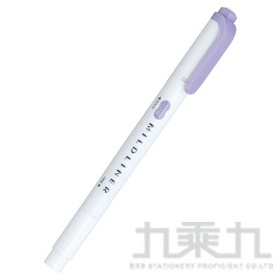 ZEBRA MILDLINER 柔色螢光筆 WKT7-MBG-紫色【九乘九購物網】