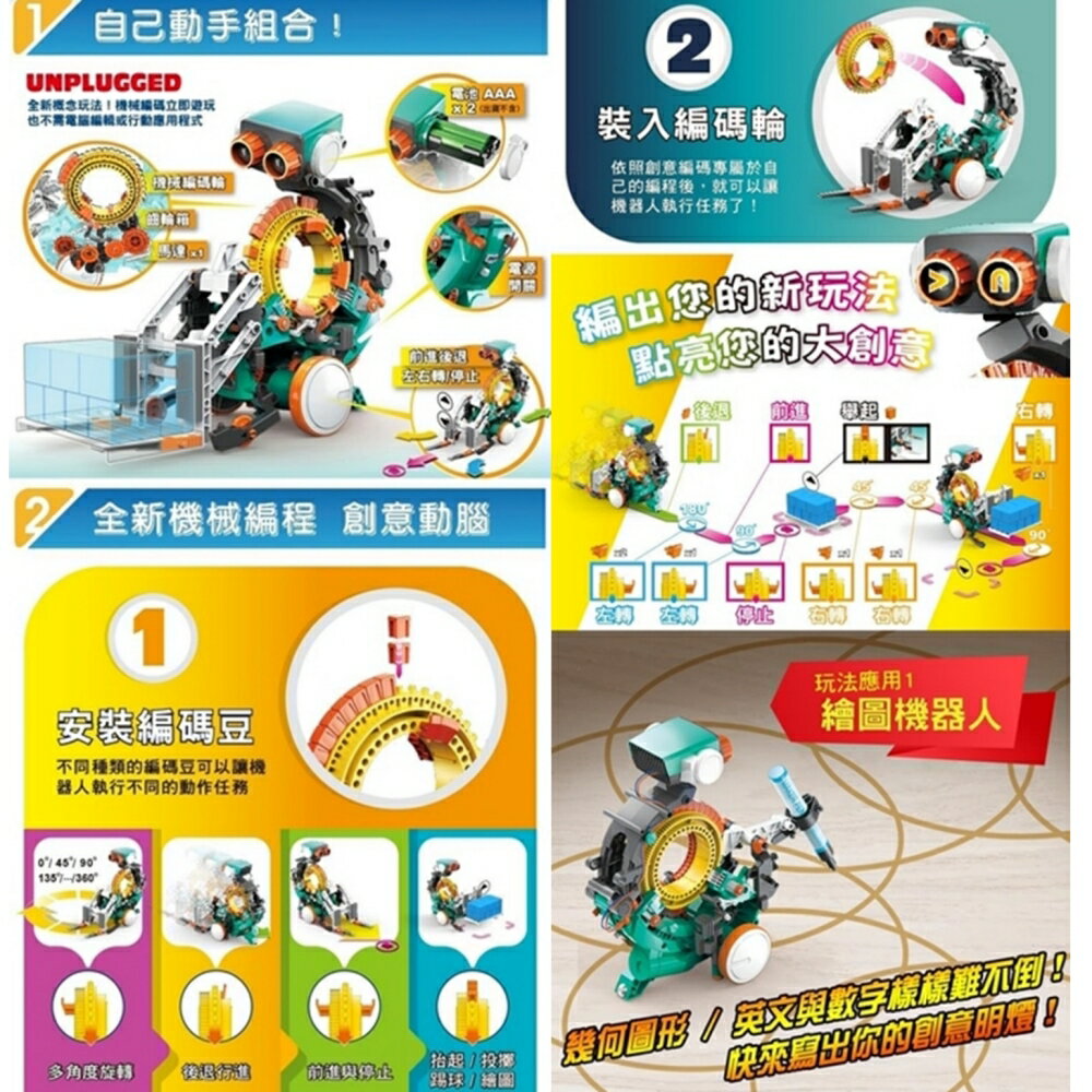 又敗家@台灣製造Pro'skit寶工科學玩具二代寶比機器人GE-894含BBC Micro:Bit晶片電路板和12種免費已編程指令(Javascript Blocks或Python程式電腦編程機器人)智能AI科玩環保無毒ST安全玩具DIY模型玩具【全館299超取免運】【APP下單點數4倍送】 6