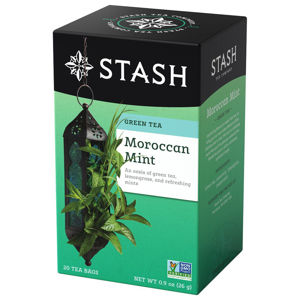 Stash Tea 思達茶 摩洛哥薄荷綠茶(1.3gx20袋x1盒)