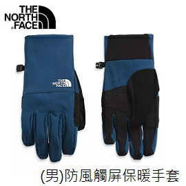 [ THE NORTH FACE ] 男 防風觸屏保暖手套 深藍 / NF0A7RHEHDC